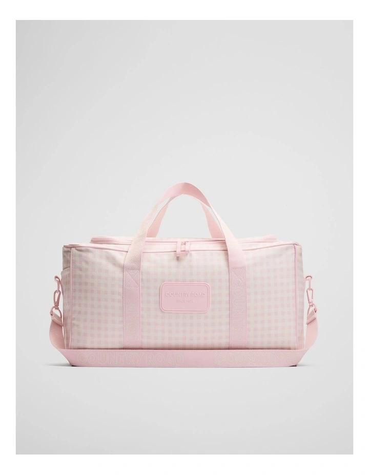 Gingham Weekender in Mineral Pink image 1