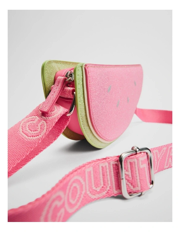 Watermelon Crossbody Bag in Blush Pink image 2