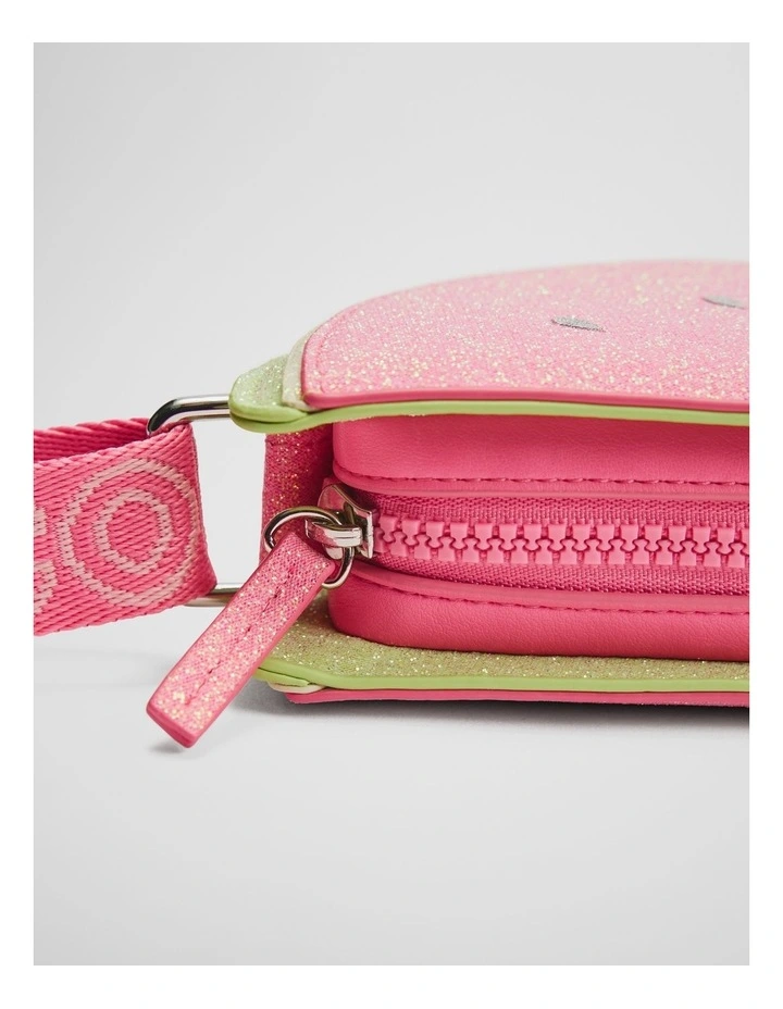 Watermelon Crossbody Bag in Blush Pink image 3