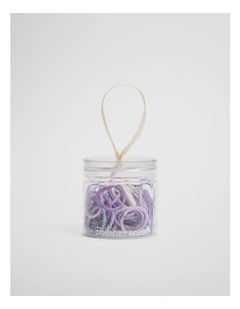 Mini Hair Tie Pot in Lilac