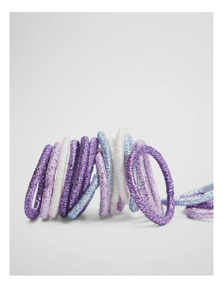 Mini Hair Tie Pot in Lilac image 2