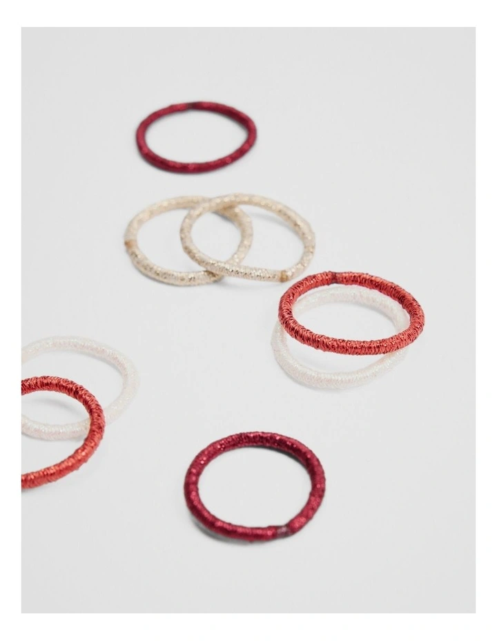 Mini Hair Tie Pot in Crimson image 2