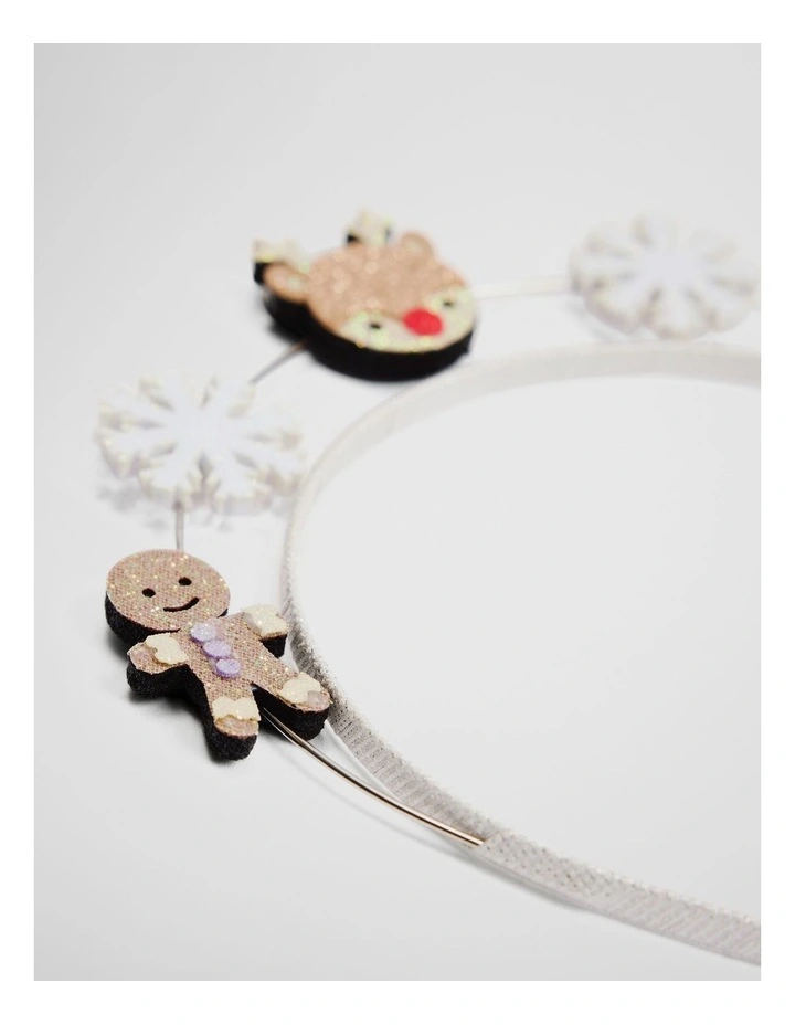 Christmas Friends Headband in Marshmallow image 3