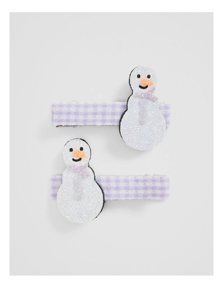 Snowman Clip Pack in Marshmallow image 1
