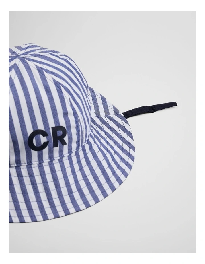 Baby Cr Bucket Hat in Navy image 2