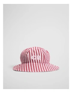 Baby Cr Bucket Hat in Dawn Pink