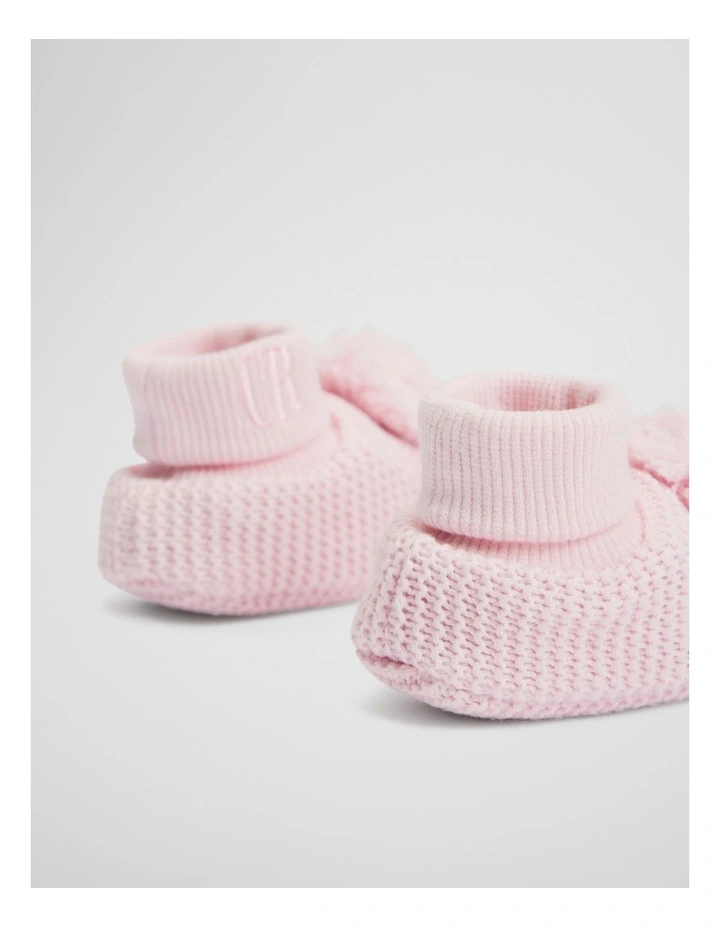 Baby Pom Bootie in Mineral Pink image 2