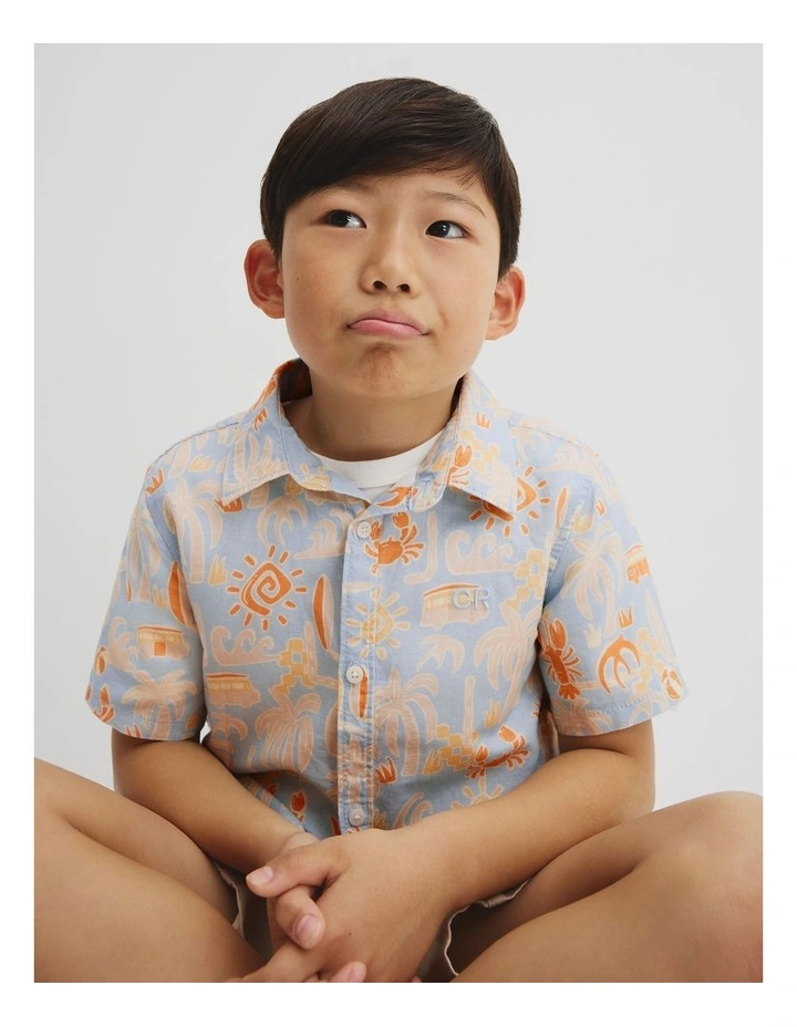 Beach Days Shirt in Multi Print image 2