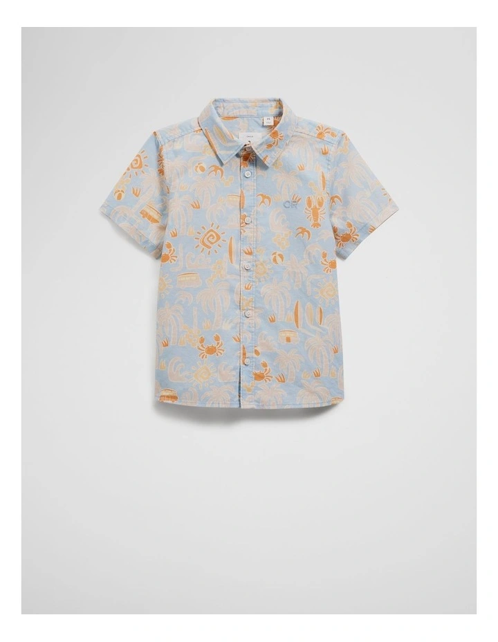 Beach Days Shirt in Multi Print image 4