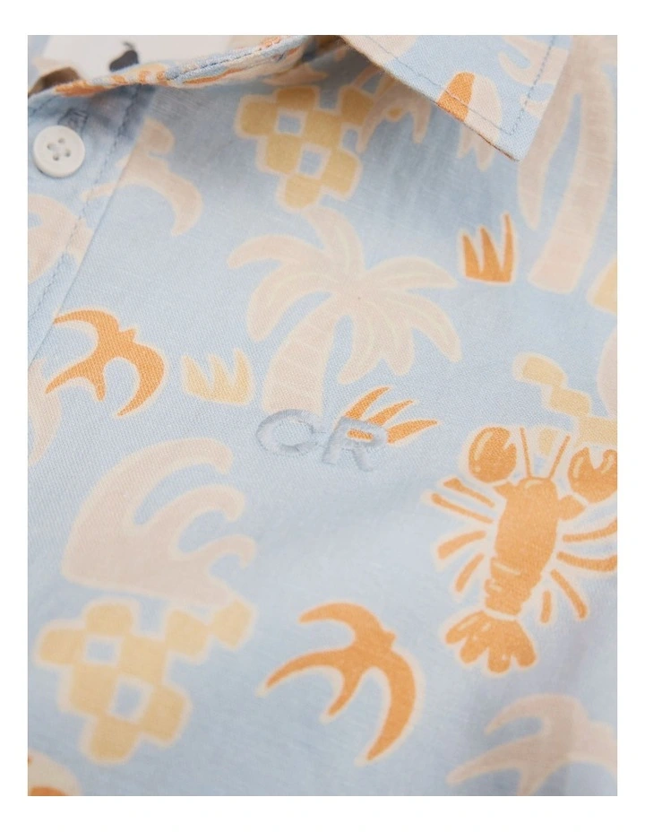 Beach Days Shirt in Multi Print image 5