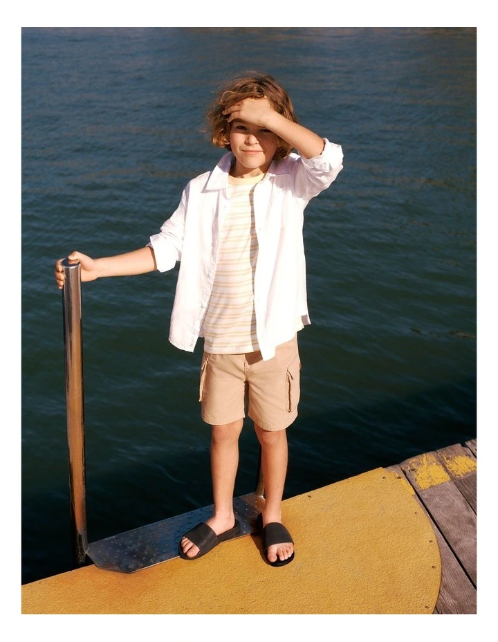 Cargo Short in Latte image 2
