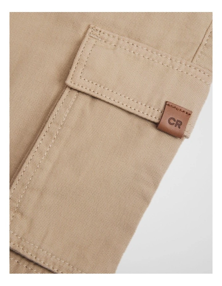 Cargo Short in Latte image 3