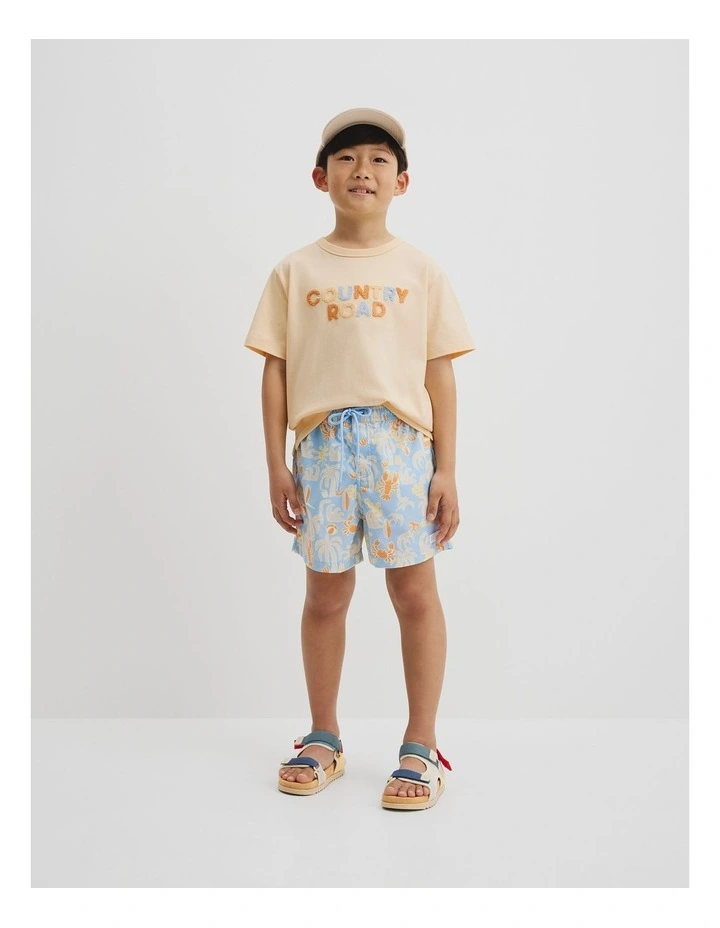 Beach Days Board Short in Multi Print image 1