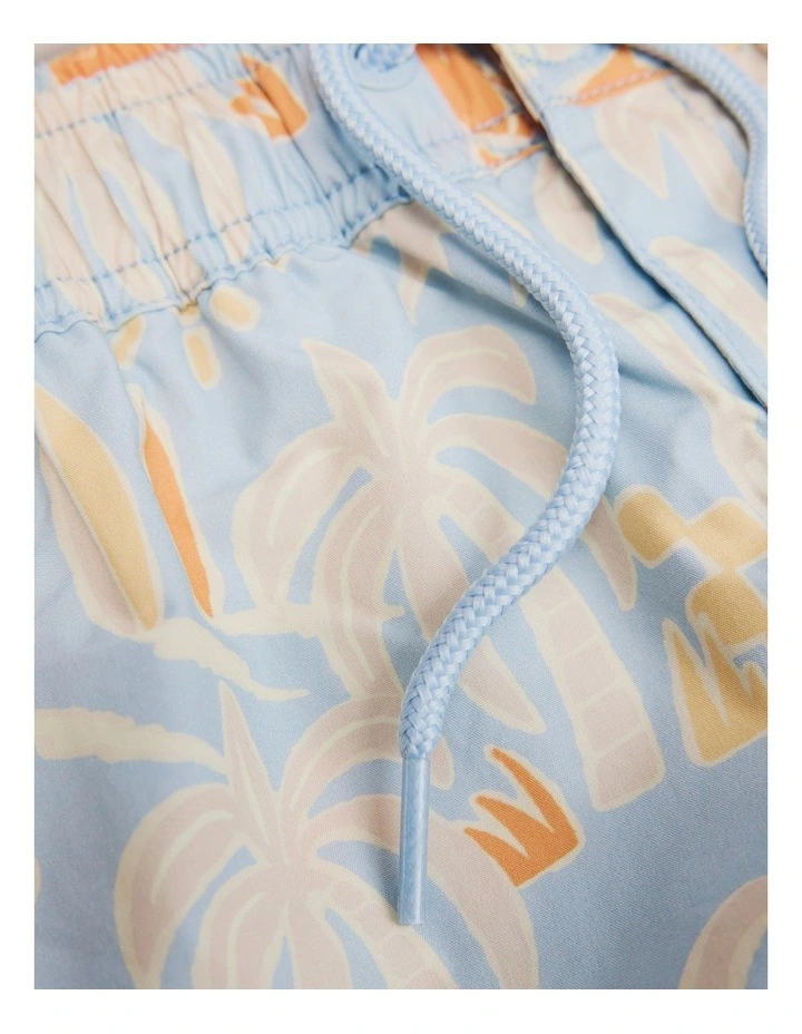 Beach Days Board Short in Multi Print image 6