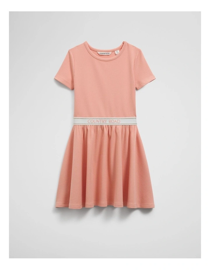 Flippy T-shirt Shirt Dress in Peach image 1