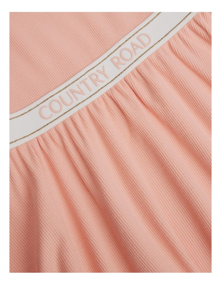 Flippy T-shirt Shirt Dress in Peach image 2