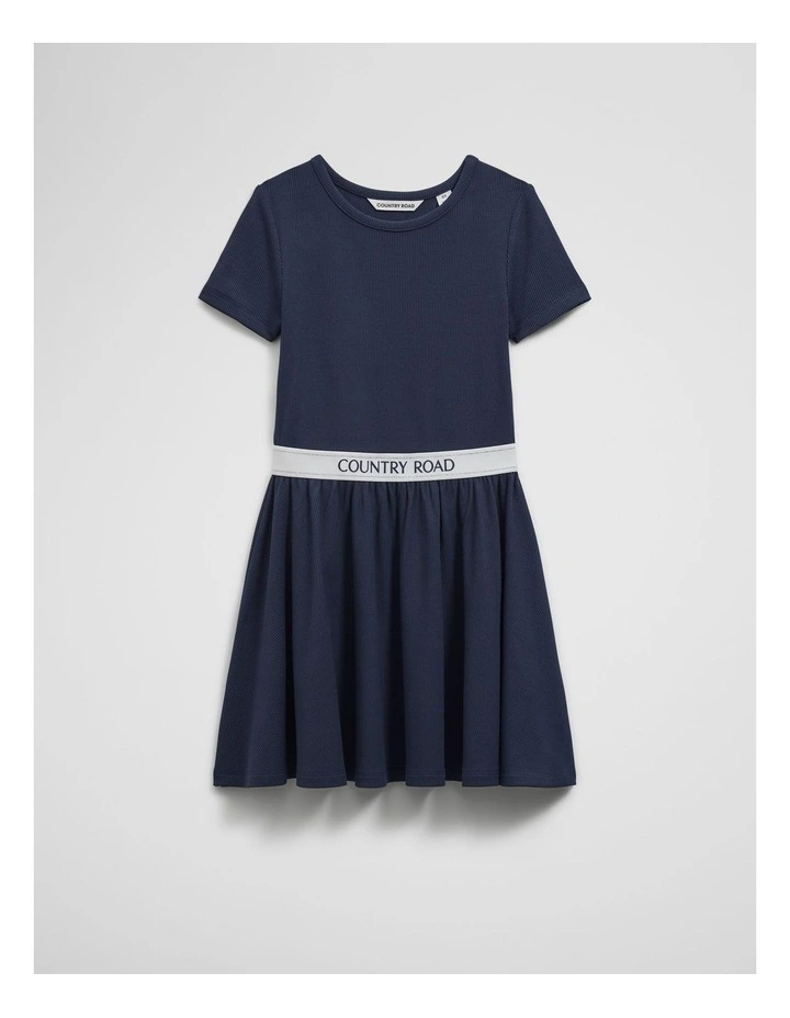 Flippy T-shirt Shirt Dress in French Navy image 1