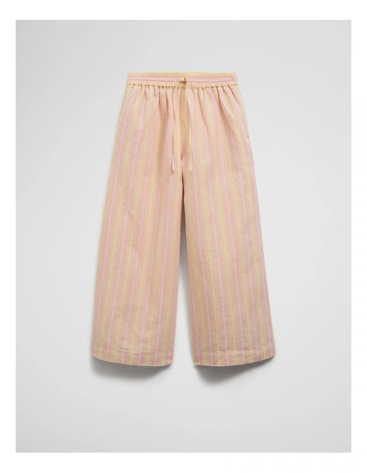 Stripe Linen Pant in Multi Stripe image 4