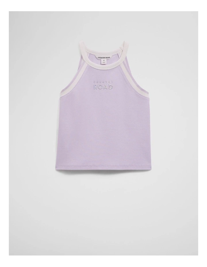 Logo Halter Tank in Lilac image 1