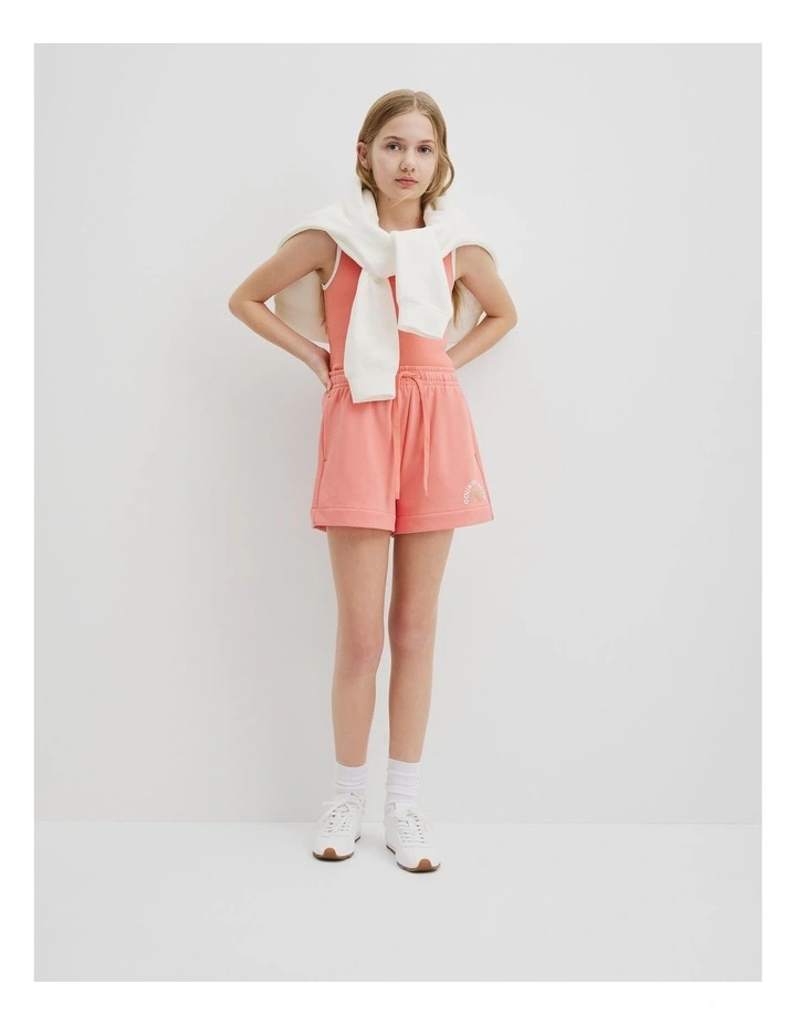 Sundial Sweat Short in Strawberry Crush image 1