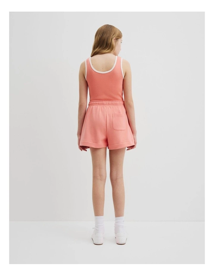 Sundial Sweat Short in Strawberry Crush image 4