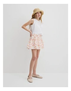Sunset Print Skirt in Multi