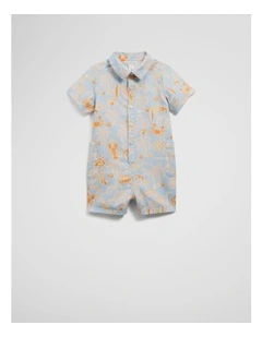 Beach Days Romper in Multi