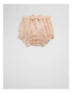 Bow Bloomer in Multi Stripe