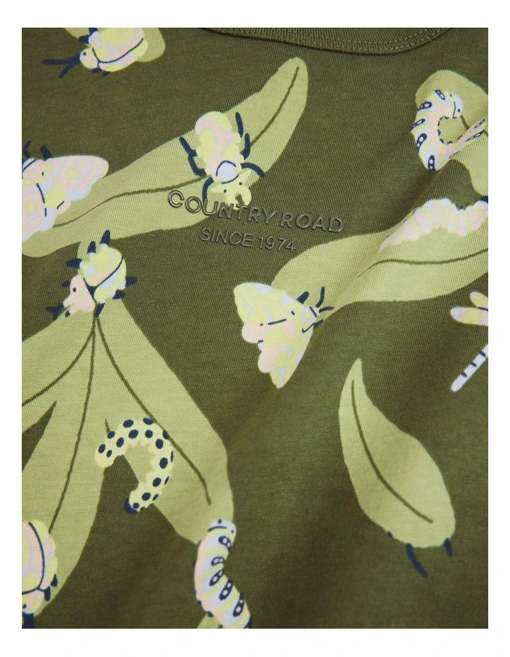 Bug Print Pyjama Set in Pear image 2