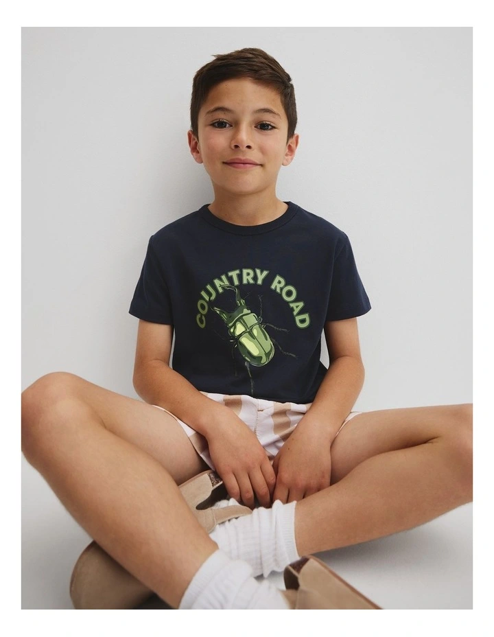 Big Bug T-shirt in Navy image 2