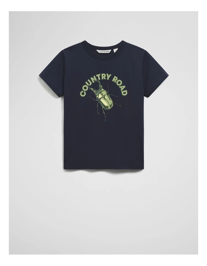 Big Bug T-shirt in Navy image 4