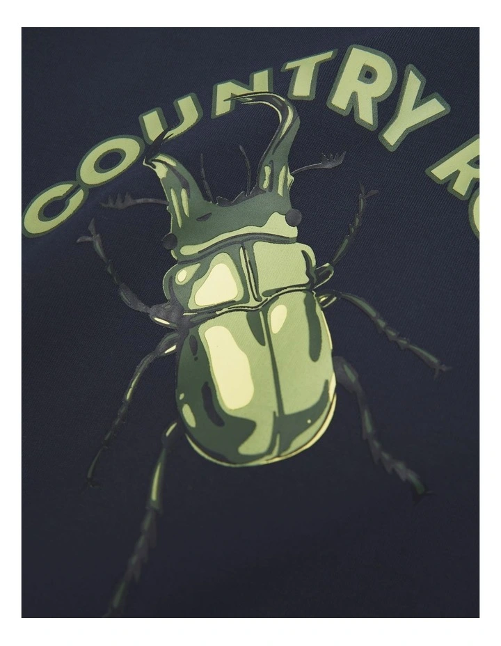 Big Bug T-shirt in Navy image 5