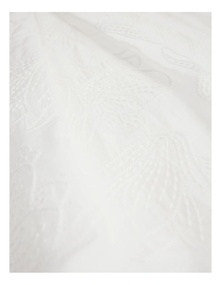 Floral Midi Dress in Marshmallow image 6