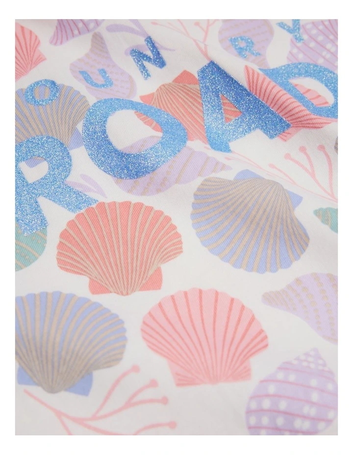 Australian Cotton Summer Shell Pyjama Set in Multicolour image 2