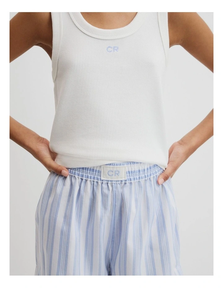 Teen Boxer Stripe Pyjama Set in Powder Blue image 3