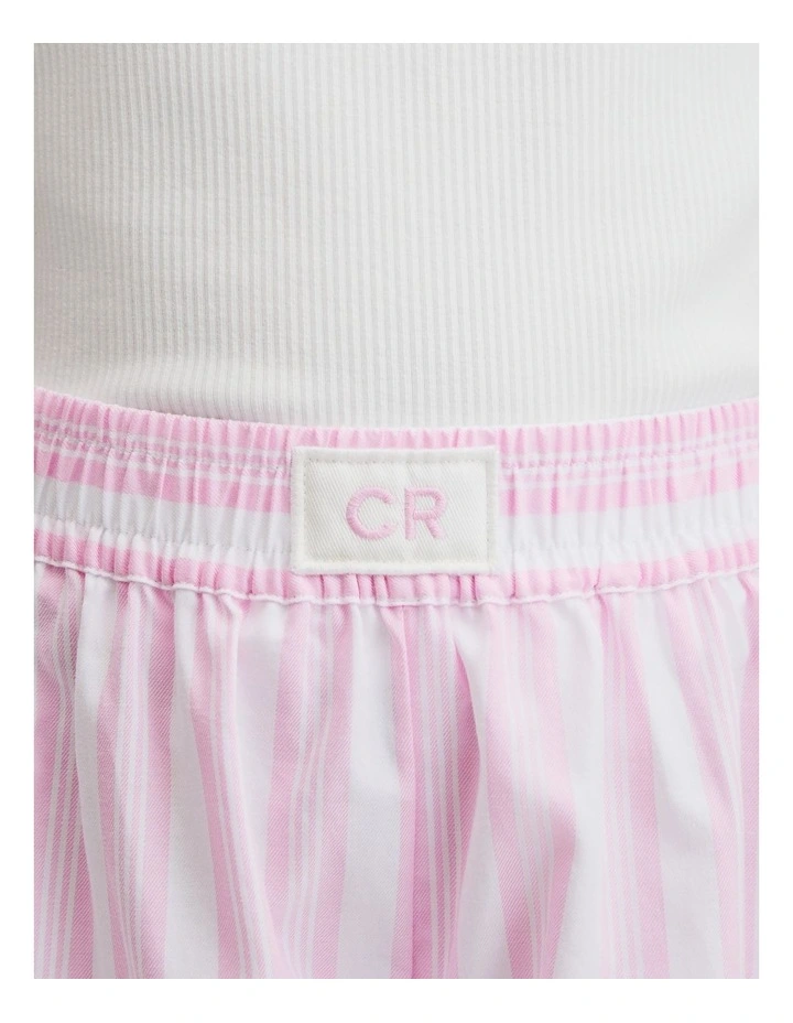 Teen Boxer Stripe Pyjama Set in Bubblegum image 3