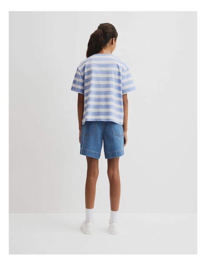 Teen Heritage T-shirt in Blue Stripe image 5