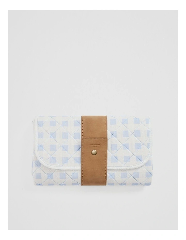 Woven Change Mat in Bluebell image 1