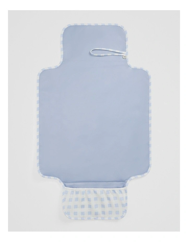 Woven Change Mat in Bluebell image 3