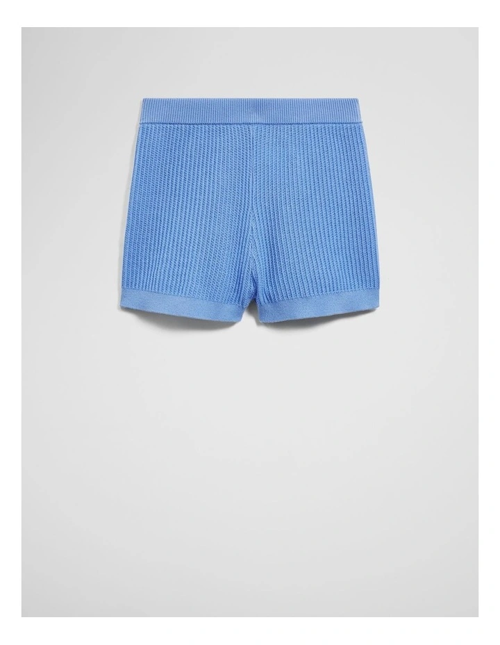 Organically Grown Cotton Knit Short in Cloud image 1