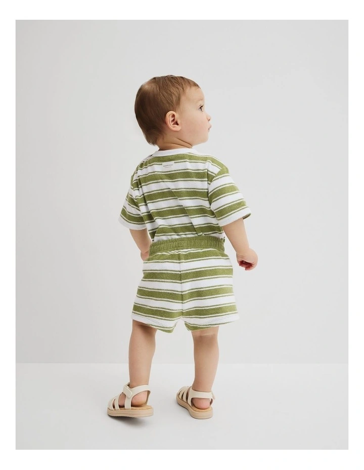 Terry Short in Pear Stripe image 3