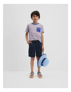 Soft Cargo Short in Navy