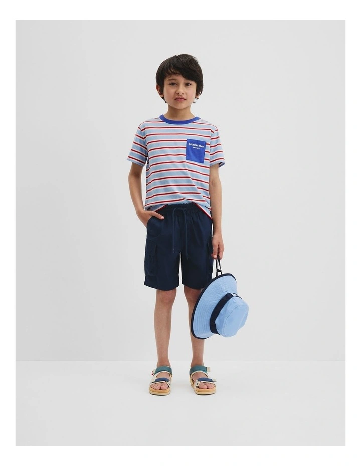 Soft Cargo Short in Navy image 1