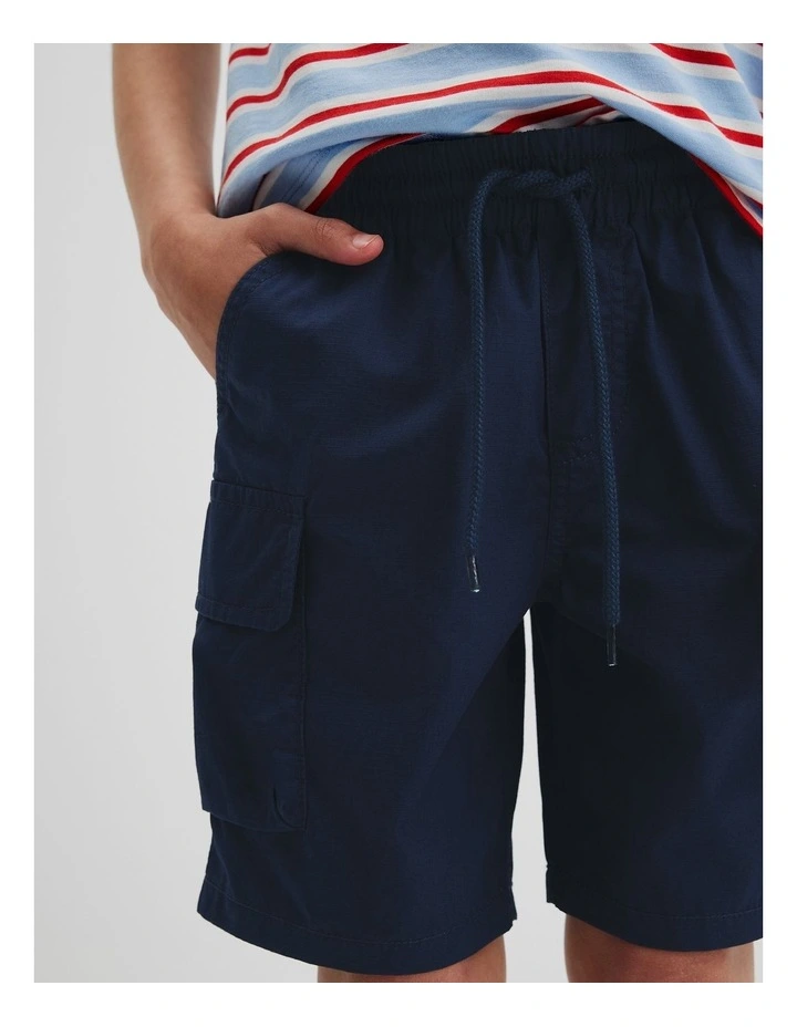 Soft Cargo Short in Navy image 2