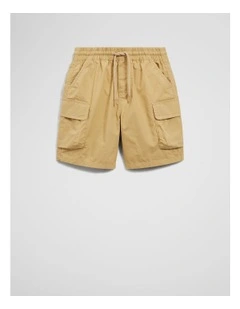 Soft Cargo Short in Mustard