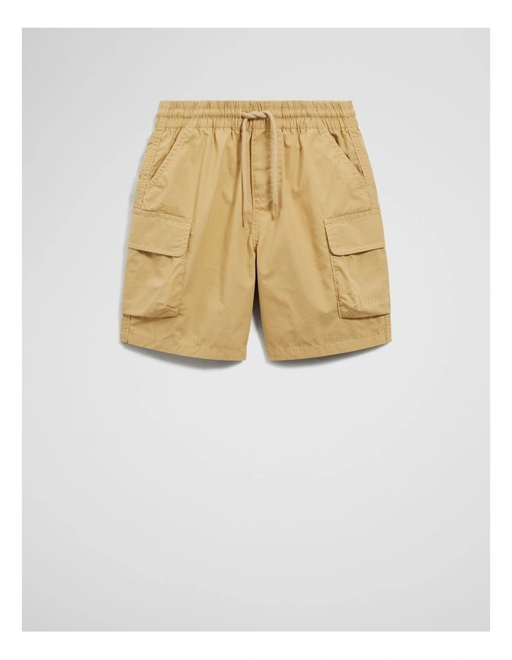 Soft Cargo Short in Mustard image 1