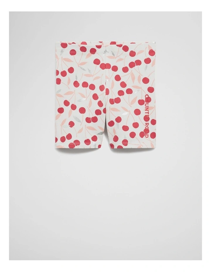 Organically Grown Cotton Blend Bike Short in Multicolour image 1