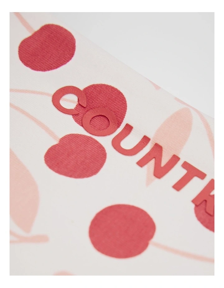 Organically Grown Cotton Blend Bike Short in Multicolour image 2