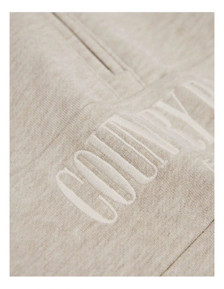 Australian Cotton Heritage Half Zip in Stone Marle image 2