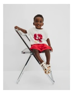 One Size Lobster T-shirt in Marshmallow